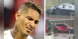 Paolo Guerrero sufrió un accidente automovilístico en Brasil [VIDEO]