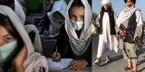Niñas afganas volvieron a clases en medio del caos y el pánico desatado por los talibanes [FOTOS]