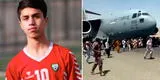 Futbolista sub-20 de Afganistán falleció tras caer de un avión al intentar escapar de Kabul