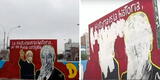Borran mural dedicado a Héctor Béjar en Independencia y Bellido defiende a excanciller