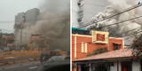 Surco: incendio a pocos metros de grifo causa pánico en ciudadanos de la zona [VIDEO]
