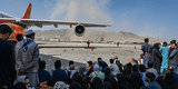 Desgarrador: afganos tienen que atravesar una zanja para intentar llegar al aeropuerto de Kabul [VIDEO]