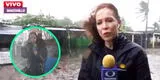 Periodista arriesga su vida para transmitir en vivo el avance del Huracán Nora