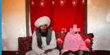 Afganistán: una niña posa junto a un pederasta 30 años mayor con quien fue obligada a casarse [FOTO]