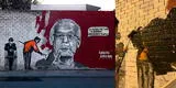 Viralizan mural de Aníbal Torres en Comas, pero termina siendo vandalizado