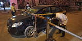 Los Olivos: intento de robo de auto termina en feroz balacera [VIDEO]