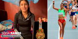 Sofía Ramos: maratonista que ganó medalla de oro vive en casa de cartón