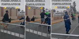 ¡Noble gesto! Policía ayudó a postulante de San Marcos a llegar a tiempo a su examen de admisión [VIDEO]