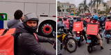 La Vinotinto fue 'escoltada' por decenas de motorizados venezolanos en Lima [VIDEO]