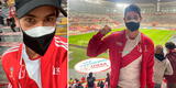 Andrés Wiese se conmovió al alentar a la selección peruana desde el Estadio Nacional [VIDEO]