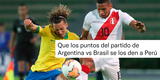 Hinchas piden los puntos del partido Argentina vs Brasil para Perú