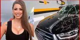 Melissa Klug muestra lujosa camioneta Audi que se pasea por Lima