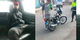 Ate: PNP detuvo a extranjero que se estaba llevando motocicleta de su compatriota