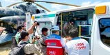 Madre de Dios: helicóptero del Ejército trasladó de urgencia a dos bebés de comunidad nativa hacia Puerto Maldonado