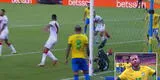 ¡A bañarse en ruda! Santamaría vuelve a errar y Neymar puso el 2-0 para Brasil ante Perú [VIDEO]