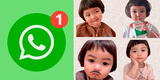 Stickers de la niña coreada ya no podrán ser compartidos en WhatsApp ante amenaza de demanda
