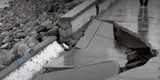Trujillo: Fuertes oleajes destruyen parte del malecón de Huanchaco [VIDEO]