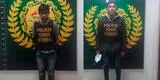 Surco: PNP capturan a dos robacasas con un arma y municiones