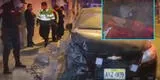 SJM: Hombre dejó su auto tras chocarlo contra un muro y es detenido por la PNP [VIDEO]