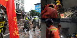 Rescatistas luchan por encontrar sobrevivientes tras fuerte terremoto en China