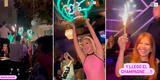 Magaly Medina y Alfredo Zambrano disfrutan de fiesta en exclusivo club de Miami [VIDEO]