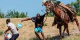 EE.UU.: Patrulla Fronteriza es captada persiguiendo a migrantes haitianos en caballos [VIDEO]