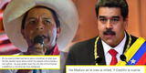 Pedro Castillo: cuestionan la reunión que tuvo el mandatario peruano con Nicolás Maduro en Twitter