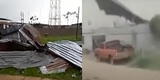 Tingo María: vientos huracanados destrozan viviendas y se llevan techos de calamina [VIDEO]