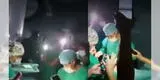 “En plena cesaría y sin luz”: Médicos atienden parto con linternas de celulares [VIDEO]