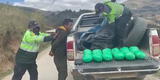 Libertad: PNP incauta 16 kilos de marihuana en tolva de camioneta
