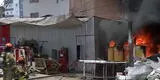 Cercado de Lima: Almacén de cuatro pisos se incendió en avenida Morales Duárez [VIDEO]