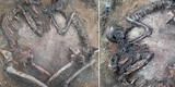 Rusia: hallan a una pareja enterrada hace 4.000 años y asombran al mundo al formar un corazón