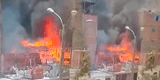 El Agustino: Reportan incendio en una vivienda de dos pisos