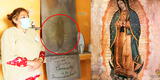 ¡Algo divino! Encuentran imagen de la Virgen de Guadalupe en un triplay tras inundaciones en México