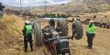 Jauja: hombre pierde el equilibrio con su tractor y causa la muerte de su madre