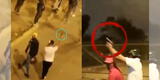 Ate: Extranjeros disparan al aire para tomar las calles y atemorizar a los vecinos [VIDEO]