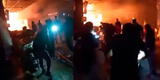 ¡Desesperación y angustia! comerciantes rescatan la poca mercadería del incendio en Unicachi