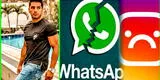 Rafael Cardozo evidencia caída de WhatsApp, Facebook y Instagram en vivo: “No carga” [VIDEO]