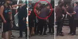 Solo pasa en Perú: cobradores de combi ‘se baten a duelo’ por un pasajero en plena calle [VIDEO]