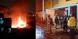 Callao: incendio consumió almacén de madera en la avenida Colonial [VIDEO]