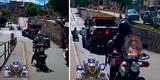 Transformers en Cusco: increíbles vehículos desfilan escoltados en la vía pública [VIDEO]
