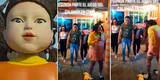 Payaso parodia El Juego Del Calamar en plena fiesta familiar y se vuelve viral en TikTok [VIDEO]