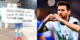 Niño le pidió perdón a Messi por llamarse Cristiano: “Perdona a mi mamá, no sabía lo que hacía”
