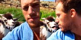 Hombre tiene ‘épica discusión’ con cabra y se hace viral