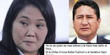 Usuarios debaten quien hace más daño al Perú si Keiko o Cerrón tras negar confianza a gabinete