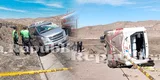 Arequipa: 7 muertos y 16 heridos deja la volcadura de un bus en carretera a Puno