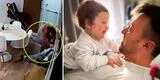 Julián Zucchi sufrió aparatosa caída con su bebé en brazos: “Accidentes caseros” [VIDEO]