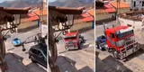 ¡No pudo con la altura! Optimus Prime se malogra al intentar subir las calles del Cusco [VIDEO]
