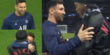 “Hijo, ven”: así fue el interminable abrazo entre Messi y Ronaldinho en el PSG vs Leipzig [VIDEO]