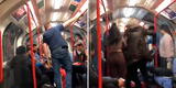 Pasajeros agarran a golpes a sujeto que intentó agredir a mujer asiática en metro [VIDEO]